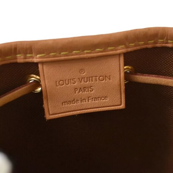 authenticity guaranteed LOUIS VUITTON Nano Noe Mini Shoulder Bag - Picture 12 of 14